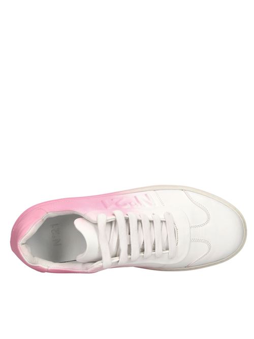 Sneakers in pelle N°21 | SEE05360536 C010BIANCO-ROSA